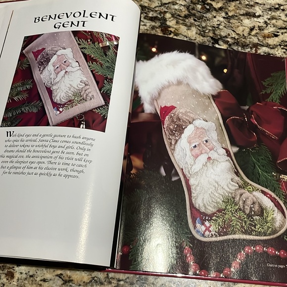 The Stockings Were Hung Embroidery Book with full directions - Picture 6 of 16